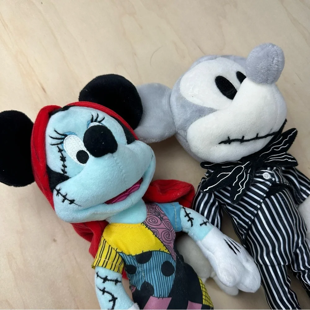Mikey & Minnie nightmare before Christmas plush toys - Picture 5 of 11